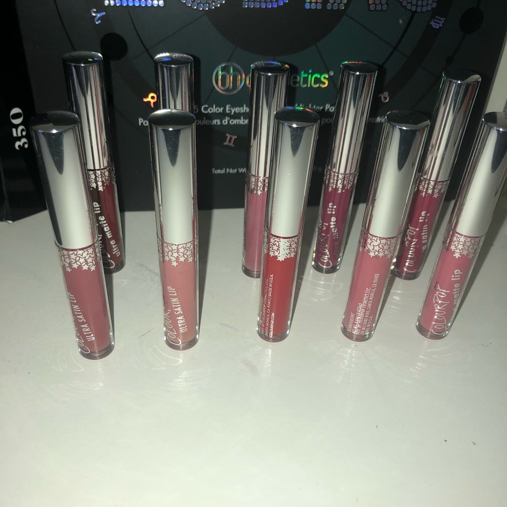 Colour pop satin and matte lip sticks